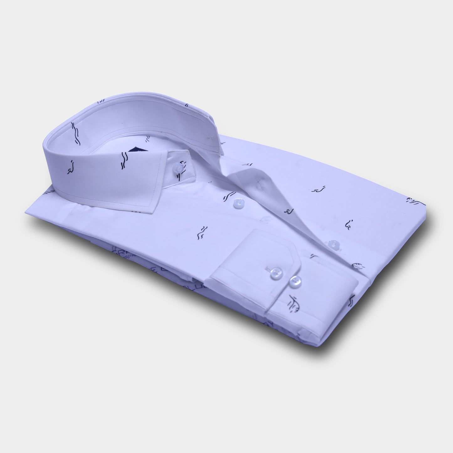 White Elite Shirt with Iconic Waves